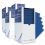 wellsabib premium Patientenservietten im Dispenser (4 x 125 Stück): blau
