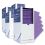 wellsabib premium Patientenservietten im Dispenser (4 x 125 Stück): lila