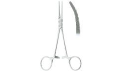 Arterienklemme Crile, gebogen