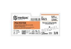 medipac Polyester: 5121 / 5-0 / HR17