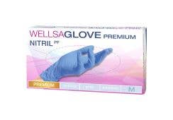 wellsaglove Handschuhe Premium, Nitril, puderfrei, unsteril: Gr. M